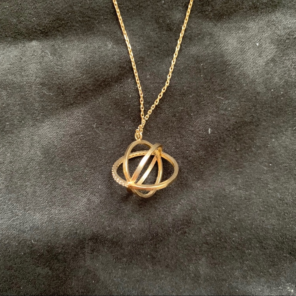 LOFT globe necklace